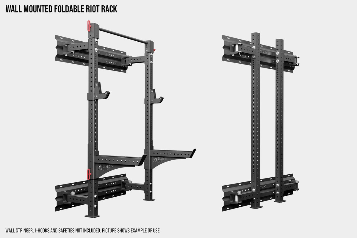 TEST - Riot MRR Wall-Mounted Foldable Rack (DO NOT USE) - Strength Shop