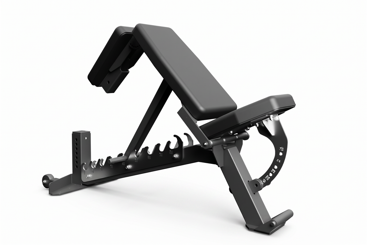 Riot FID Utility Bench 2.0 + Leg Roller | Adjustable Weight Bench Bundle