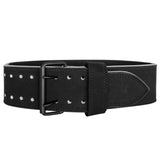 Double Prong Belt, All Black, 10MM - IPF Approved - Strength Shop