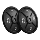 B-WARE 157.5KG Set - Riot Cast Iron Plates - Strength Shop