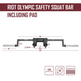 Riot Olympic Safety Squat Bar - Strength Shop