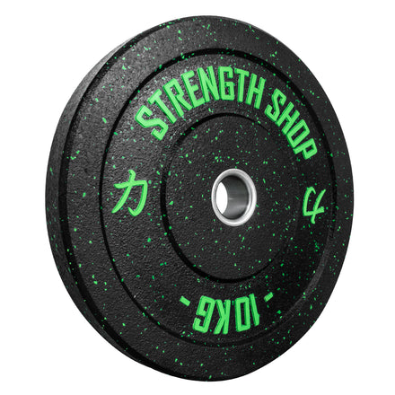 B-WARE Crumb Bumper Plates w/ Colour Coded Dots, 5kg-25kg or 150kg Set - Strength Shop