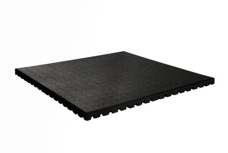 B-WARE Granuflex Rubber Flooring - Gym Tiles - 100cm x 100cm x 43mm - Strength Shop