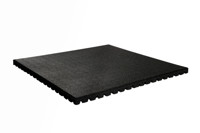 B-WARE Granuflex Rubber Flooring - Gym Tiles - 100cm x 100cm x 43mm - Strength Shop