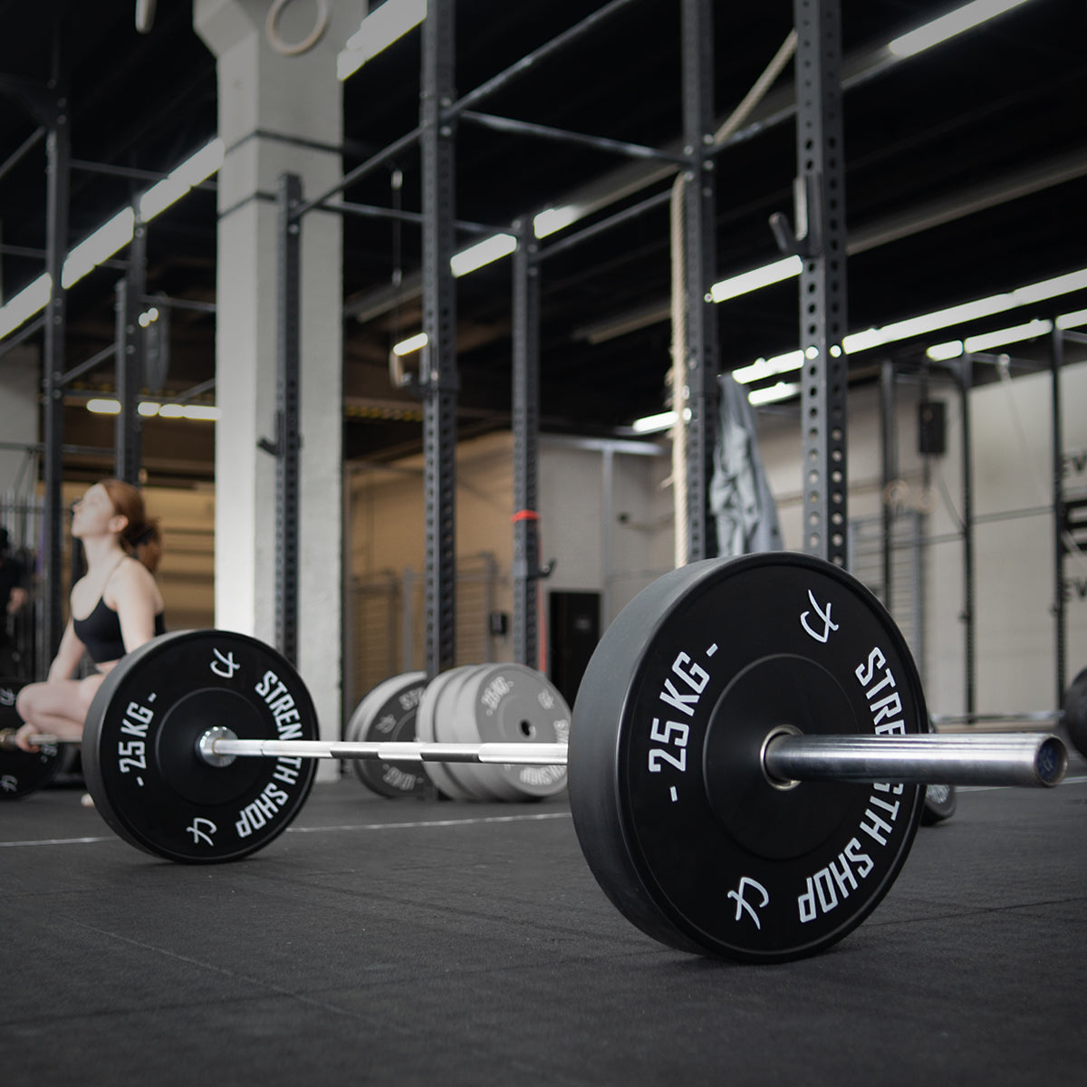 B-WARE Riot Bumper Plates 2.0 – Black, 25kg - Strength Shop