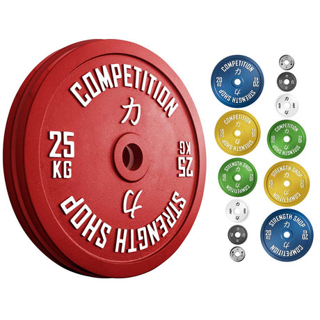 Strength Shop Calibrated Plates Sets 157.5kg, 159kg or 459kg - IPF Approved - Strength Shop