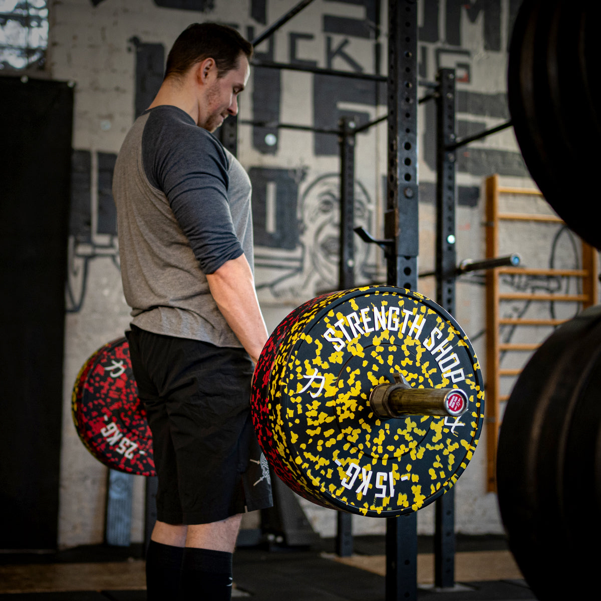 Fleck Rubber Bumper Plates – Colour Coded, 5kg-25kg or 150kg Set - Strength Shop