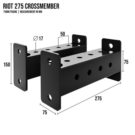 B-WARE Riot MRR 75 | Crossmembers - Strength Shop