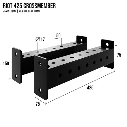 B-WARE Riot MRR 75 | Crossmembers - Strength Shop