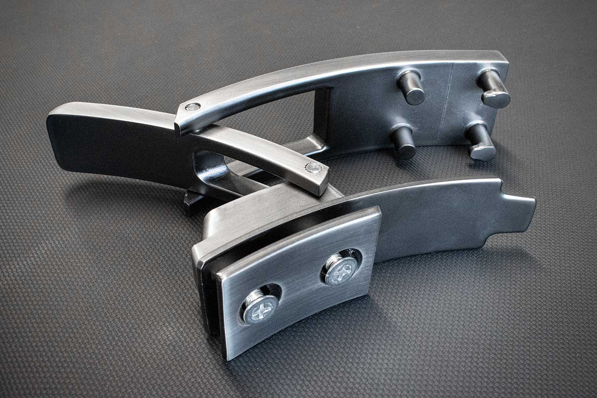 Gunmetal Lever Buckle - Lifetime Warranty - Strength Shop