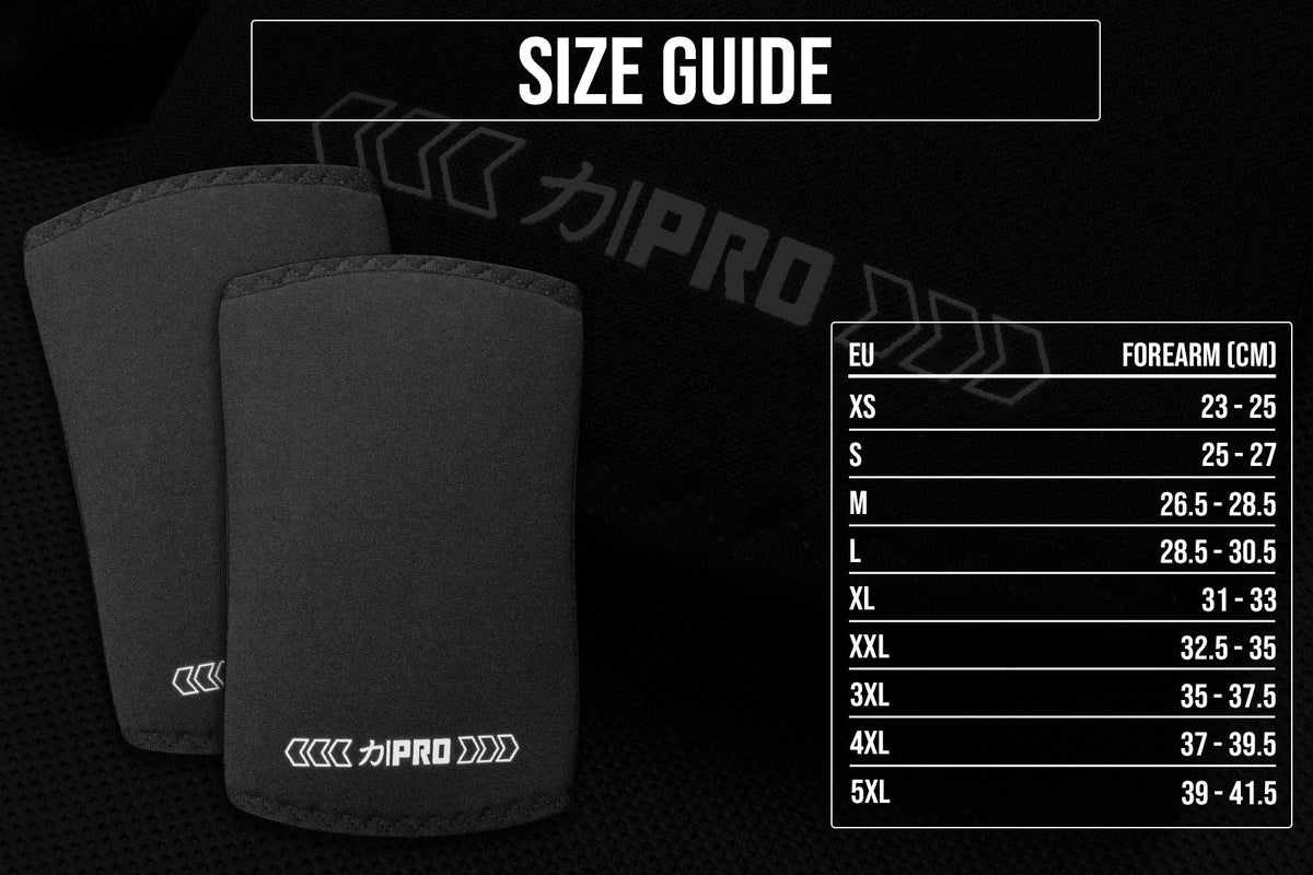 7mm PRO LITE Elbow Sleeves - Hybrid Extra Stiff/Regular Neoprene- FinalRep Approved - Strength Shop