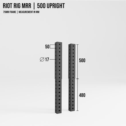 B-WARE Riot Rig MRR | Upright Extensions - Strength Shop