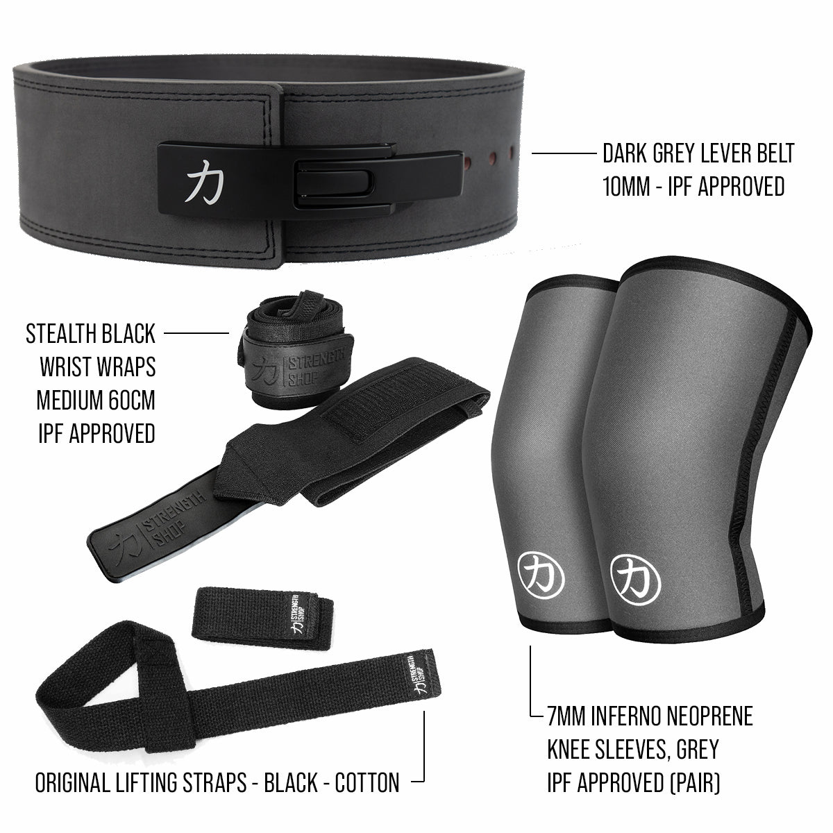 Ultimate Strength Kit - Dark Grey 10mm - Strength Shop