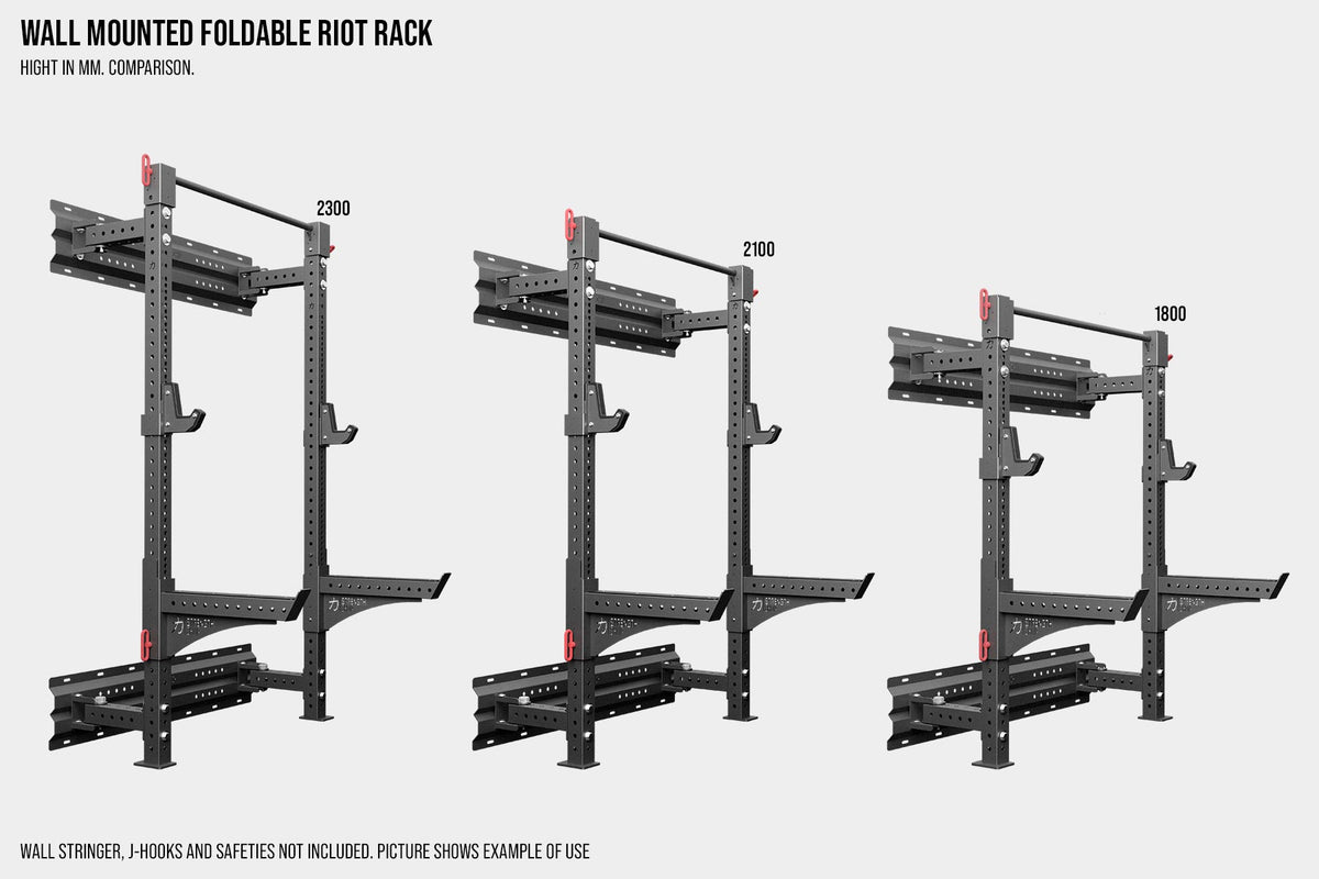 TEST - Riot MRR Wall-Mounted Foldable Rack (DO NOT USE) - Strength Shop