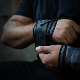 Medium Wrist Wraps - Dark Camo print - IPF Approved – 30cm/60cm - Strength Shop
