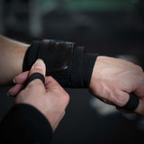 Stealth Black Wrist Wraps – Medium, 30cm/60cm or 90cm, IPF Approved - Strength Shop