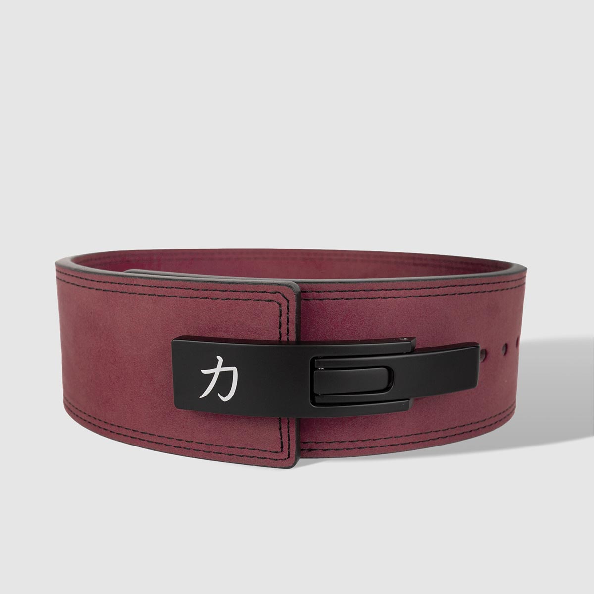 Wine-Red Lever Belt, 10mm - IPF Approved - Strength Shop