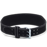 Weightlifting Double Prong Buckle Tapered Belt, Black - 8MM - Strength Shop