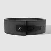 Dark Grey Lever Belt, 10mm - IPF Approved - Strength Shop