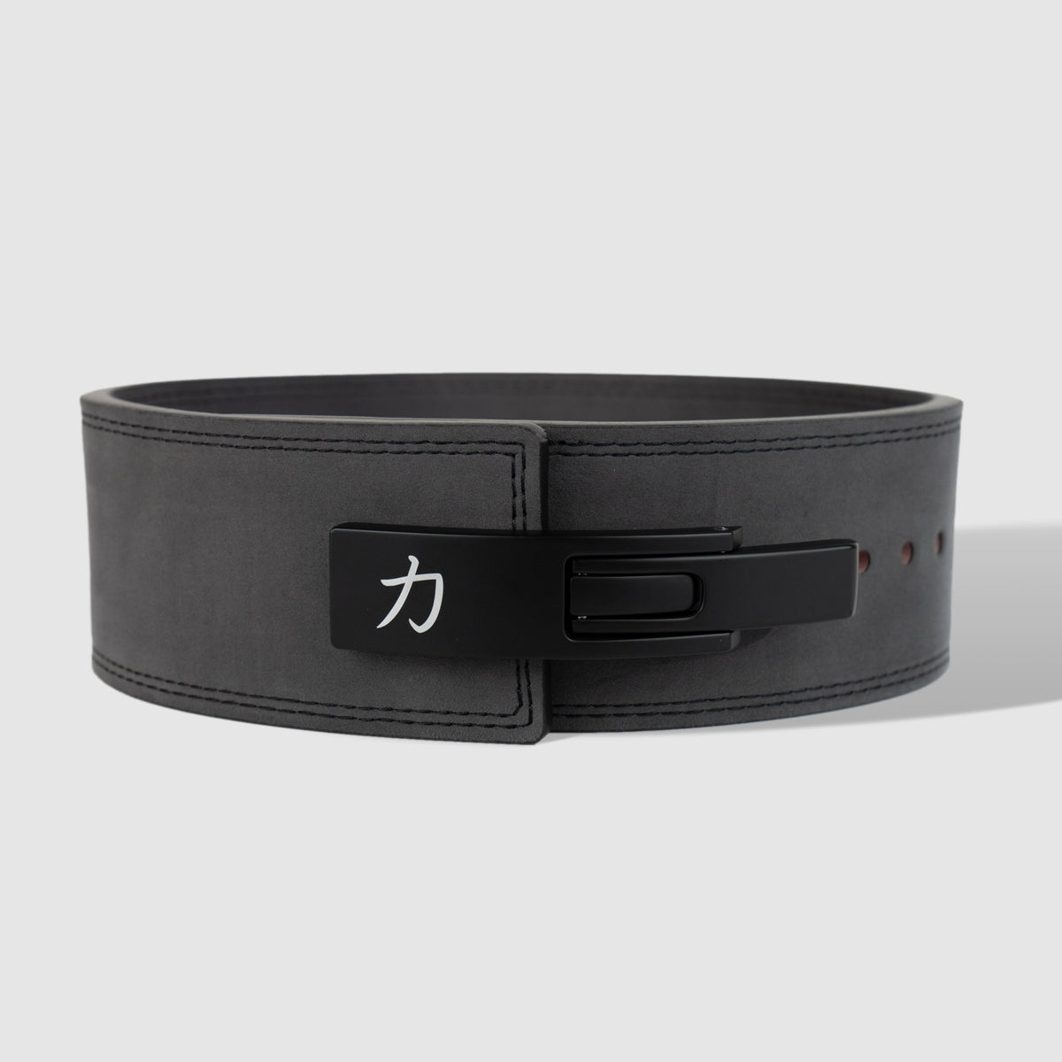 Dark Grey Lever Belt, 10mm - IPF Approved - Strength Shop