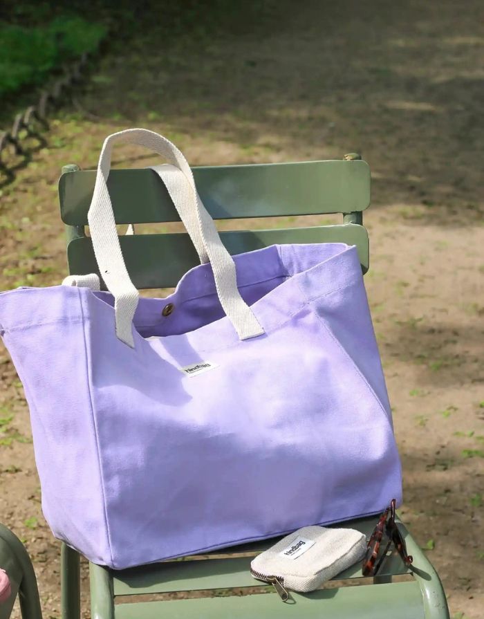 Geldbeutel Lili von Hindbag in Beige aus GOTS-zertifizierter, robuster Bio-Baumwolle und Jute, kleines Portemonnaie mit Reißverschluss für Karten, Ausweis oder Schmuck.