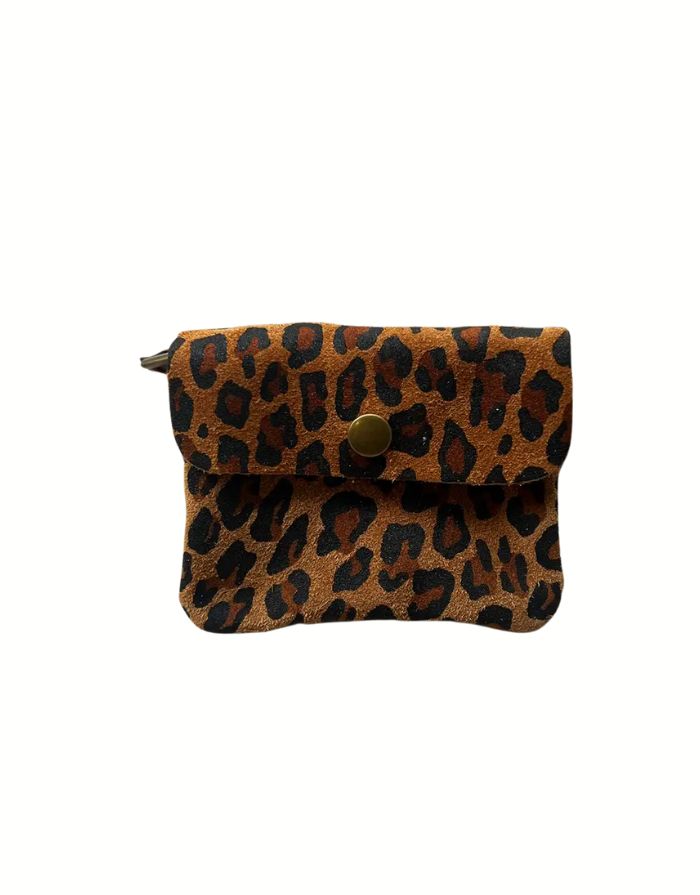 Portemonnaie Leder Klein I Leo/Camel
