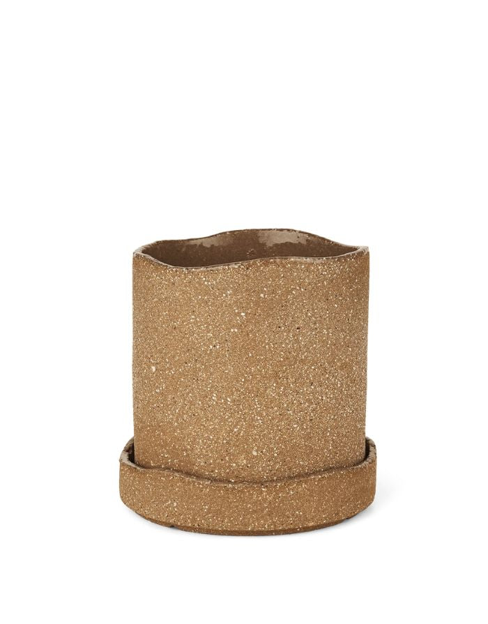 Übertopf Uneru ø13cm I Braun