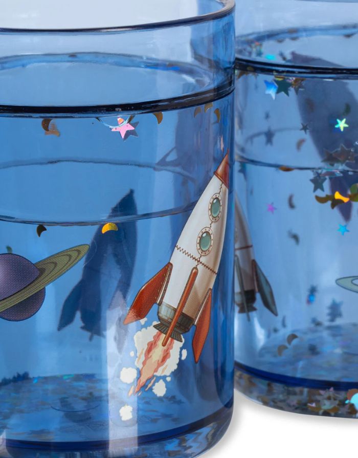 Becher Glitter 2er-Set I Outer Space