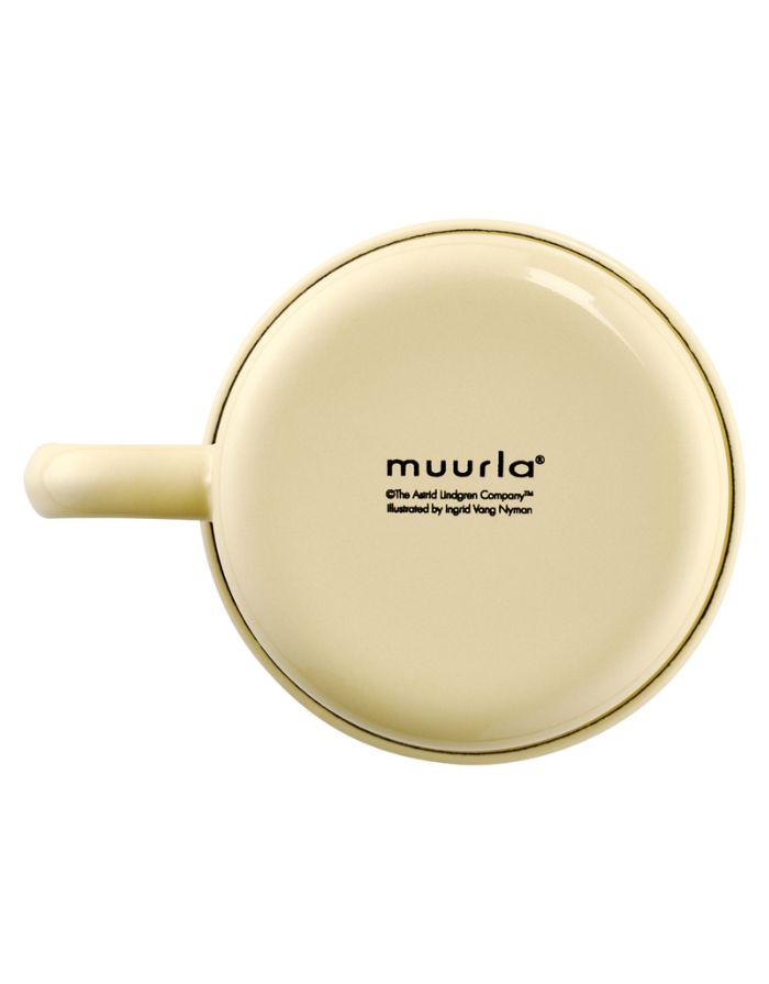 Emaillebecher Pippi Langstrumpf Fruits von Muurla, gelbe Tasse 3,7 dl mit Pippi-Motiv, robust, spülmaschinenfest, für Indoor und Outdoor