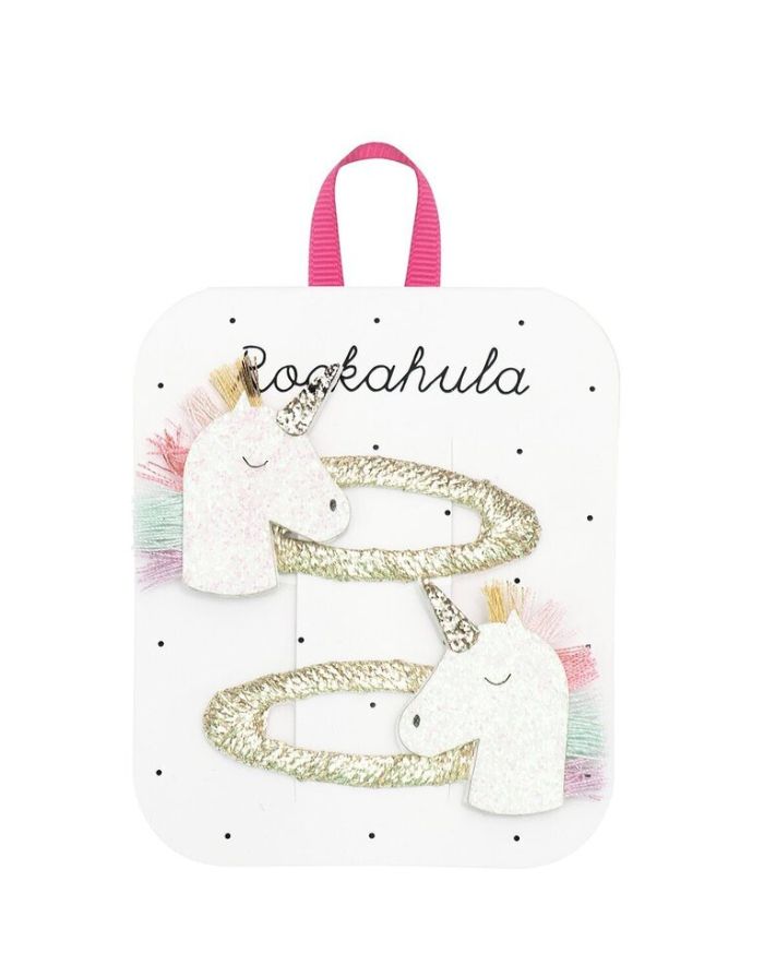 Haarspangen 2er-Set I Rainbow Unicorn