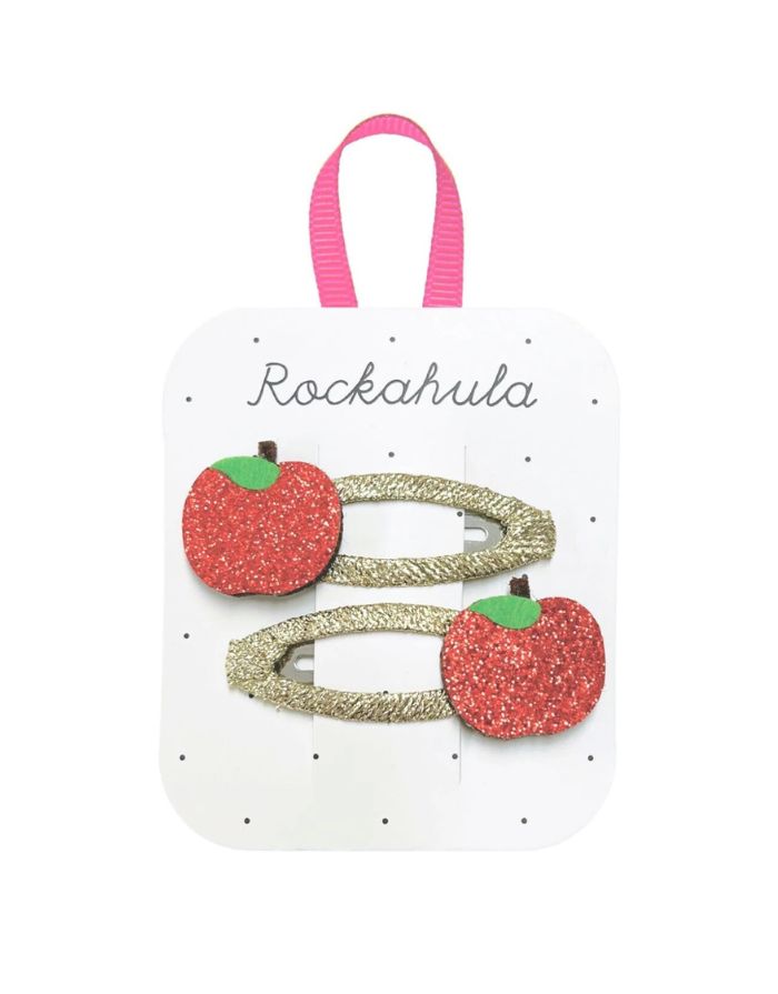 Haarspangen 2er-Set I Rosy Red Apple