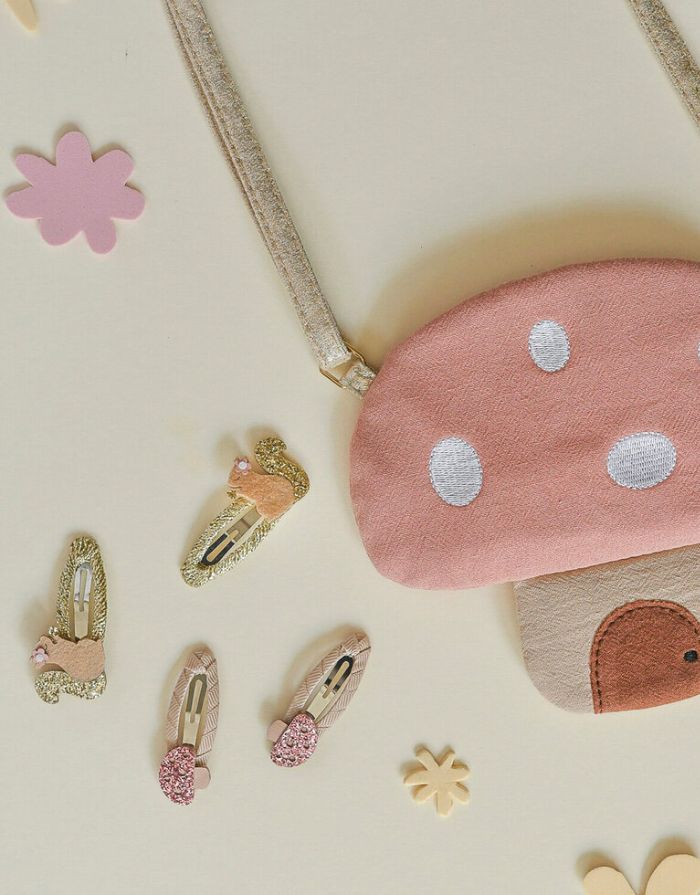 Haarspangen 2er-Set I Glitter Toadstool