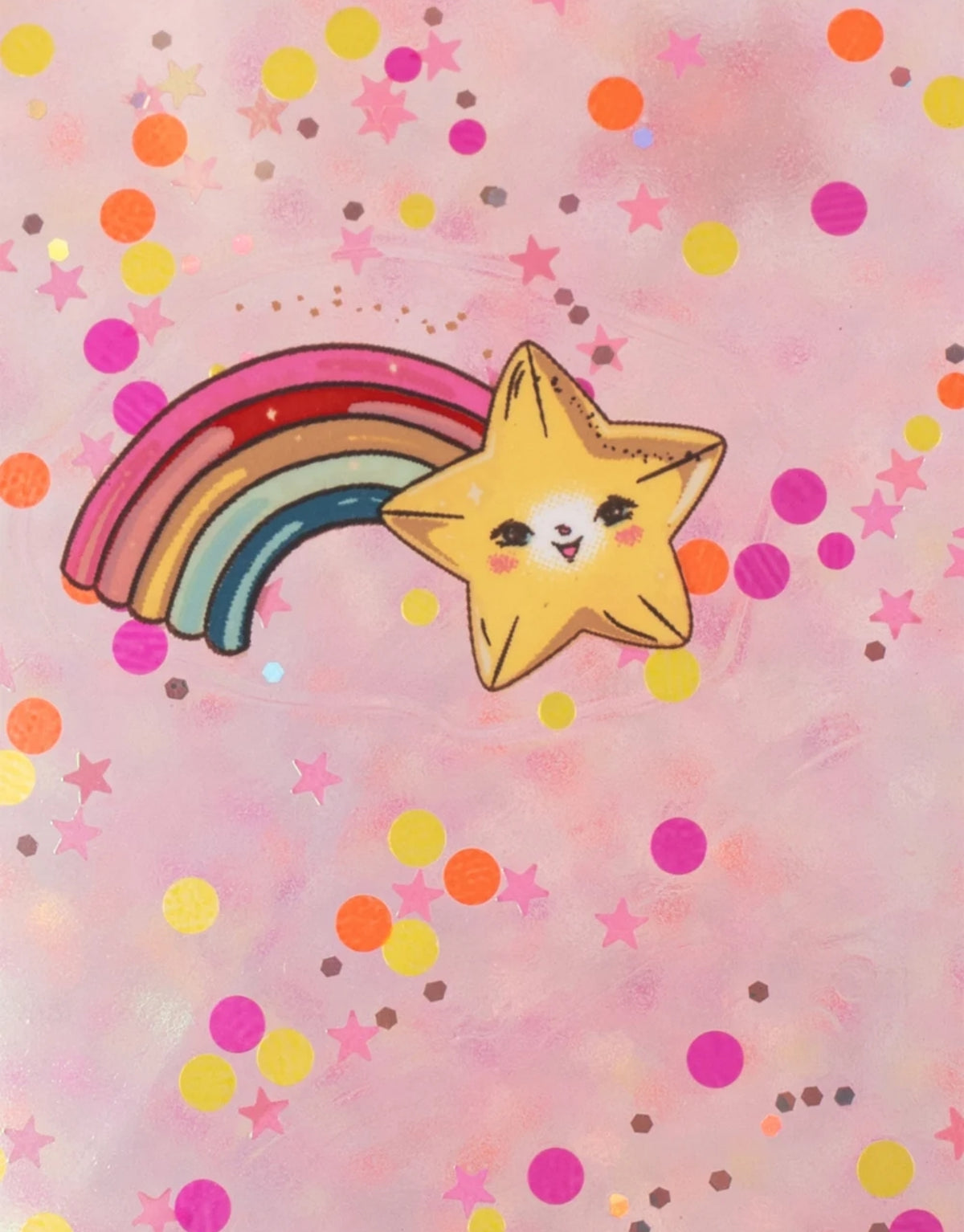 Hüpfball Glitter I Rainbow