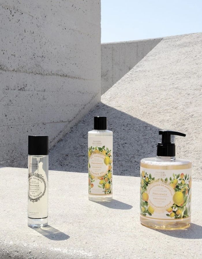 Eau de Toilette Milde Provence 50ml von Panier des Sens, frischer Zitrusduft mit Noten von Zypresse, Beifuß und Orangenblüte