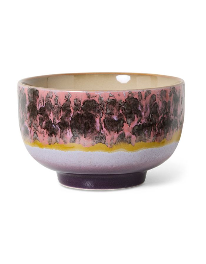 70s Ceramics Noodle Bowl Blast mit farbenfrohem Retro-Design