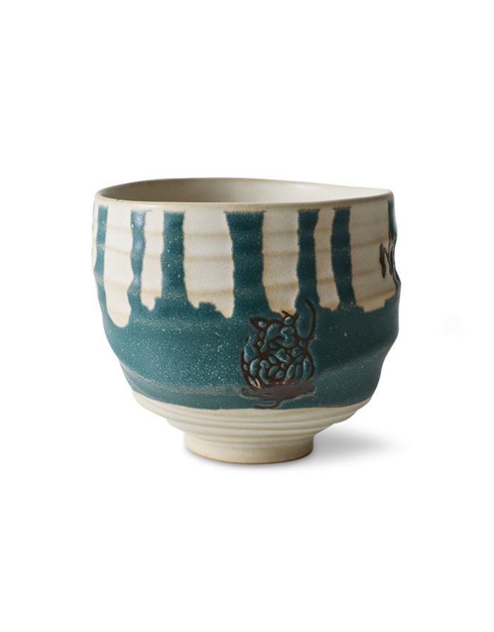 Tasse Artist Dipped von hkliving – handbemalte Steinzeug-Tasse im Unikat-Look