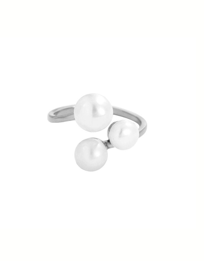 Ring Great Pearls I Silber