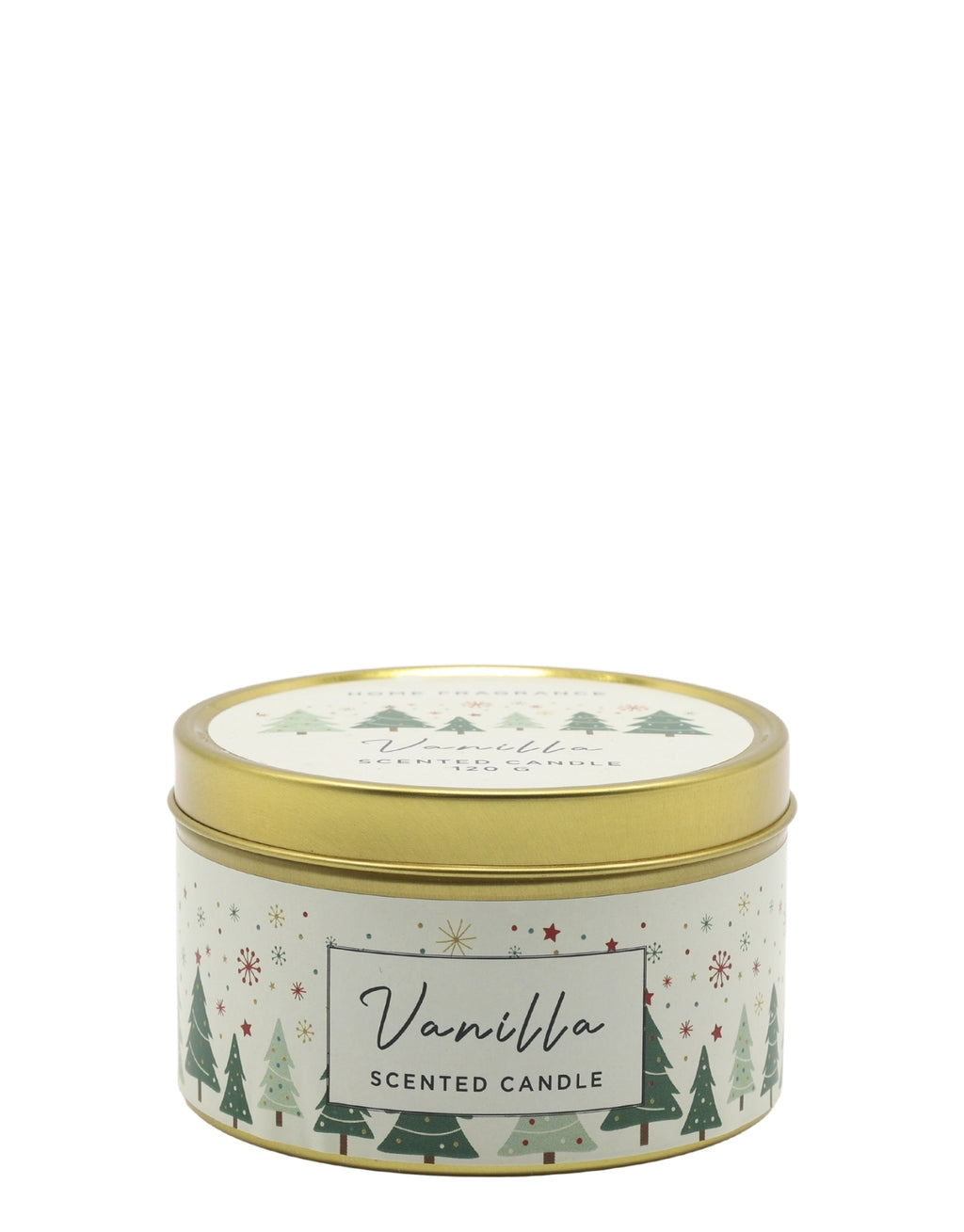 Duftkerze Vanilla von Chic Antique im dekorativen Zinnbehälter mit warmem Vanilleduft und einer Brenndauer von ca. 40 Stunden.