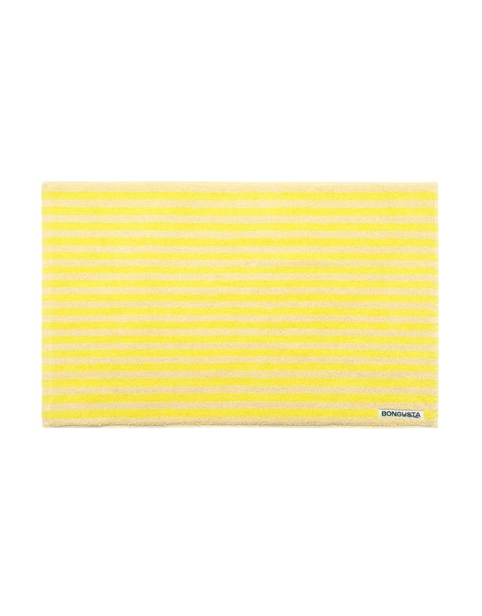 Badematte Naram I Pristine & Neon Yellow