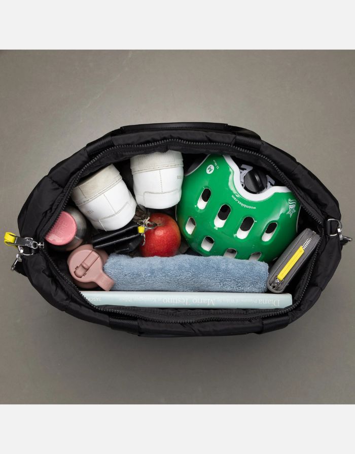 Padded Tote Bag Large I Black