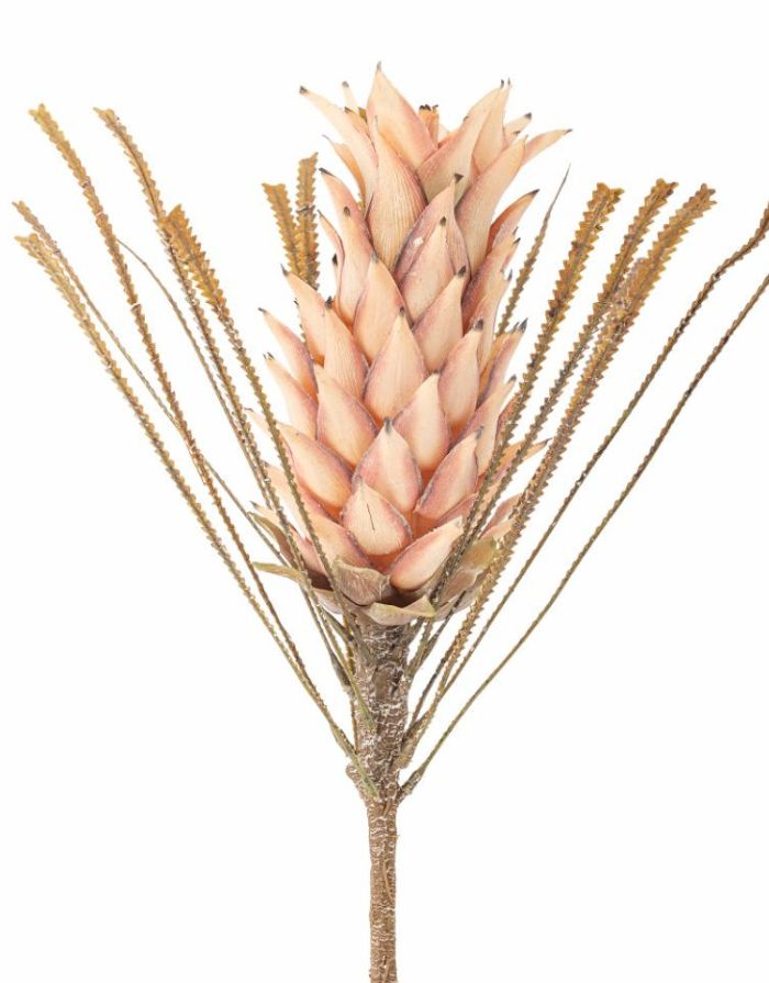 Kunstblume Palmflower Stiel I Rose