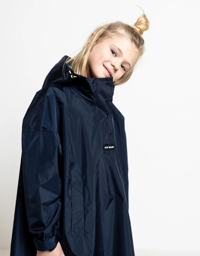 Raincoat Kids I Solid Navy