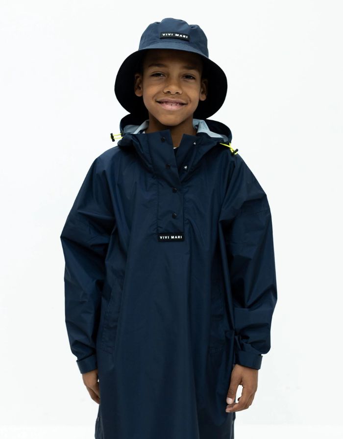 Raincoat Kids I Solid Navy