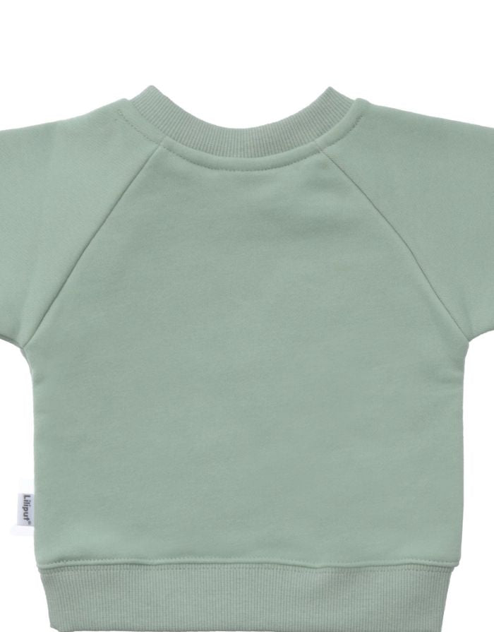Sweatshirt Schilfgrün I Dackel