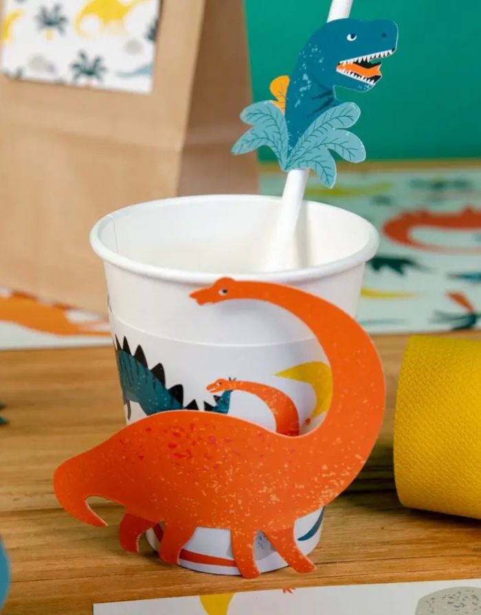Strohhalm 6er-Set I Dinosaurier