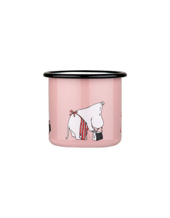 Becher Emaille 3,7dl I Moomin - Mama Pink