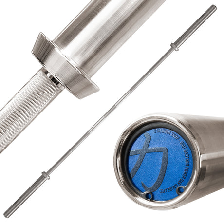 Riot Bastard Power Bar - Calibrated, 20kg - Nickel - IPF Approved - Strength Shop