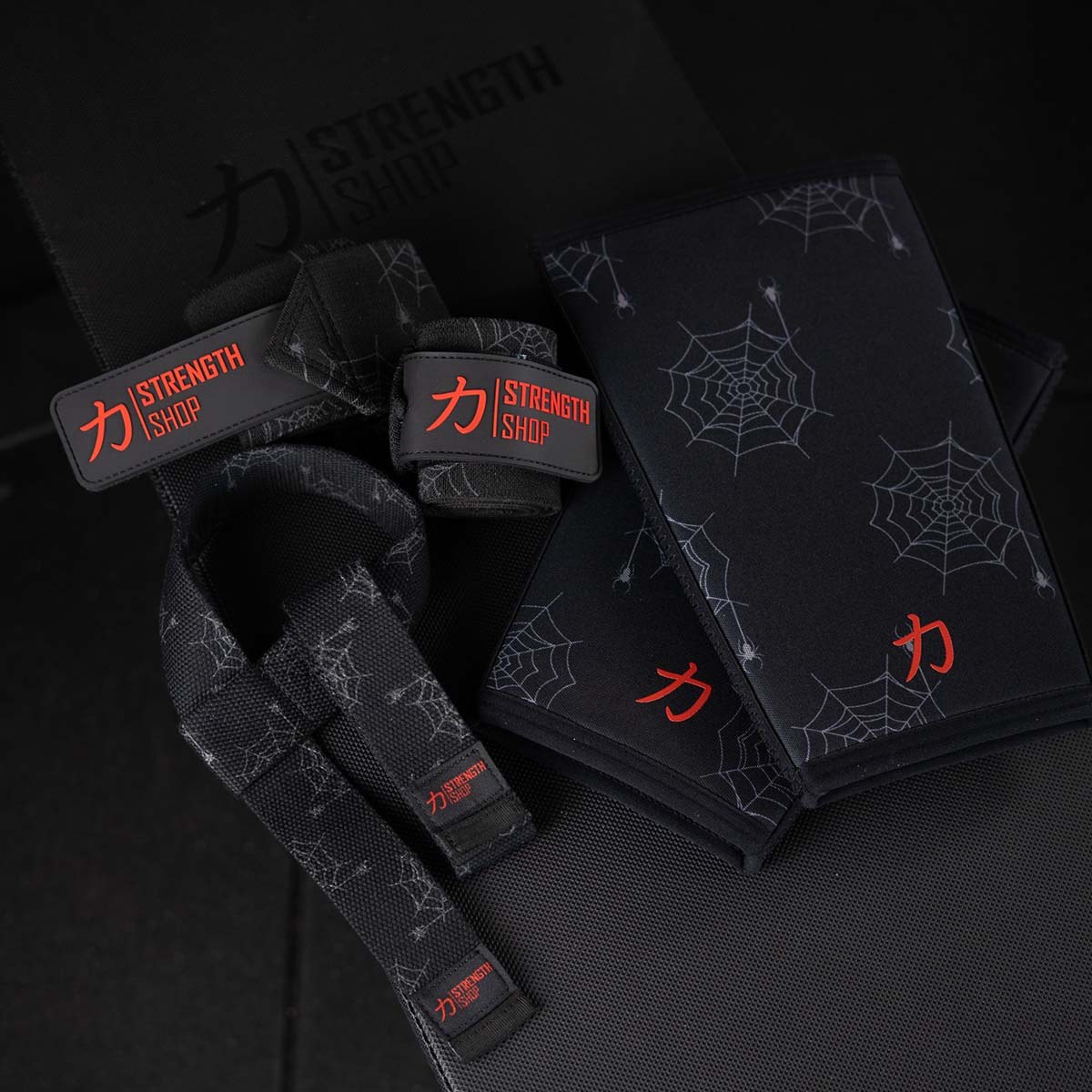 Spider Pattern Strength Bundle – Knee Sleeves, Wraps & Straps - Strength Shop