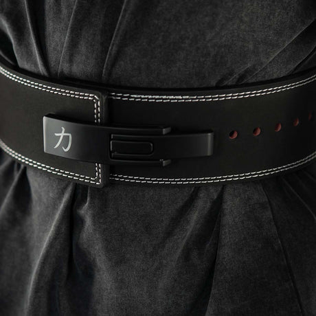 Black Lever Belt, 13mm - IPF Approved - Strength Shop