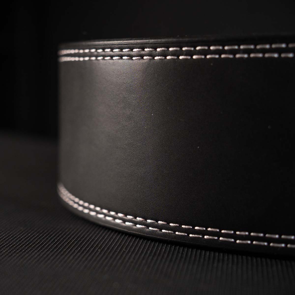 Embossed Black Lever Belt, 13mm - IPF Approved - Strength Shop
